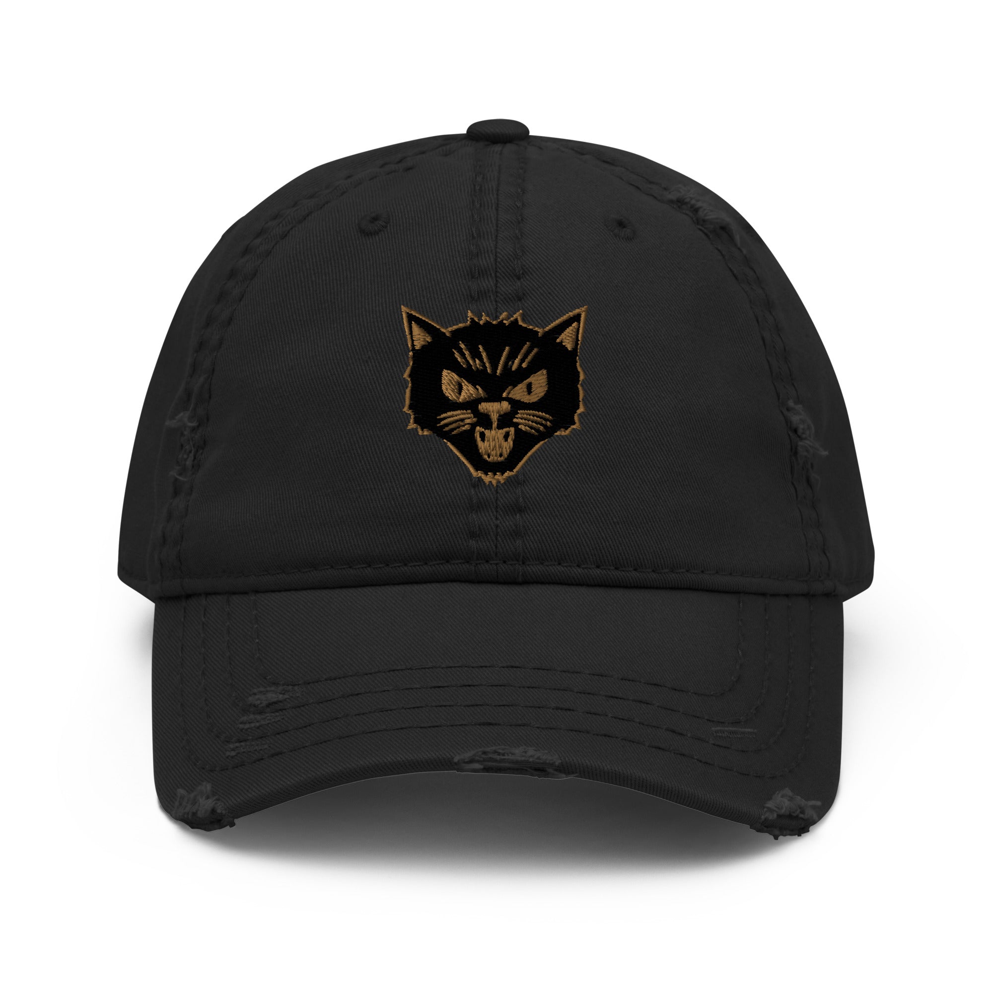 JHS - Bad Kitty Distressed Dad Hat